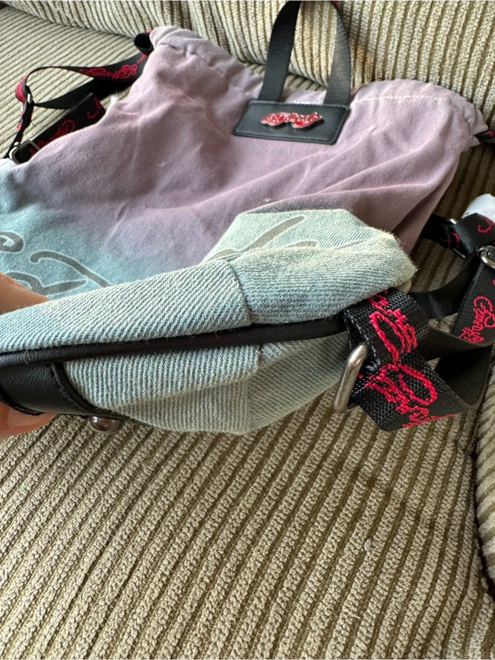 NWT Ed Hardy Love Kills Slowly Canvas Ombré Backpack
